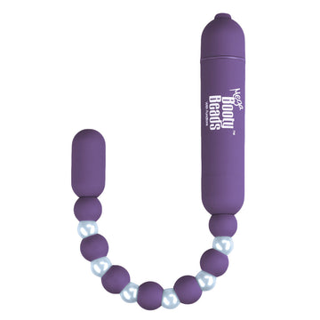 Plug Vibrant Anal PowerBullet Mega Booty Beads with 7 Functions Violet