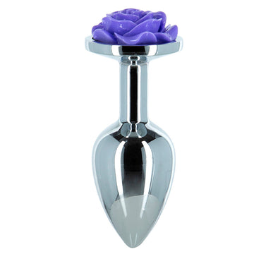 Plug Anal Lux Metal Purple Rose (5,71 cm)