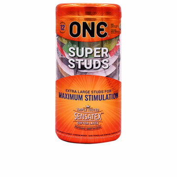 Préservatifs ONE Super Studs (12 uds)