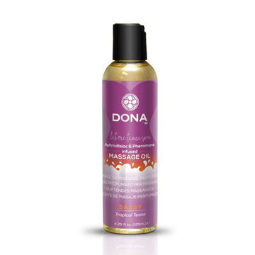 Huile parfumée de massage Tropical Tease 110 ml Dona 5185