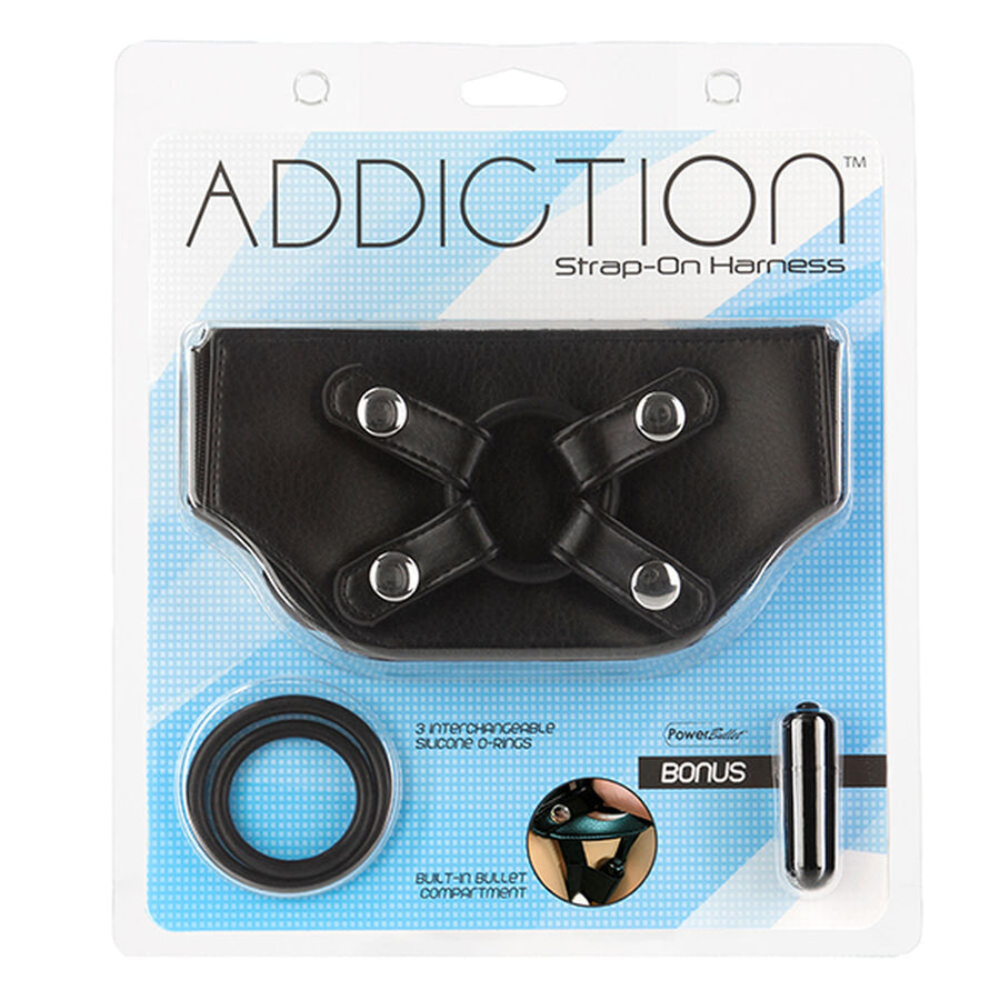 Harnais New Comers Addiction Strap-On One Size Fits Most Black