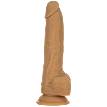 Masturbateur Thrusting Dong with Remote 9 Inch Caramel (15,2 cm)