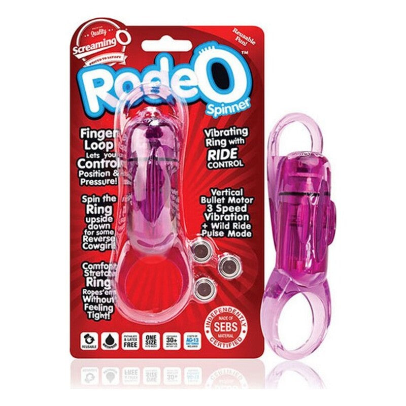 Anneau de Pénis vibrant The Screaming O Rodeo Spinner Lila