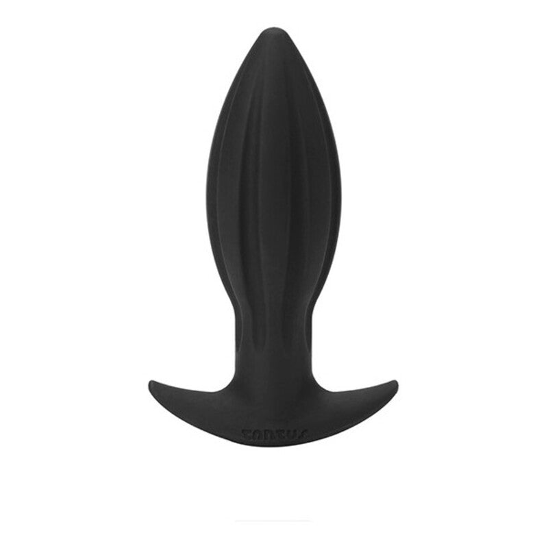 Plug Anal Tantus Silicone Conique Noir (10 cm)
