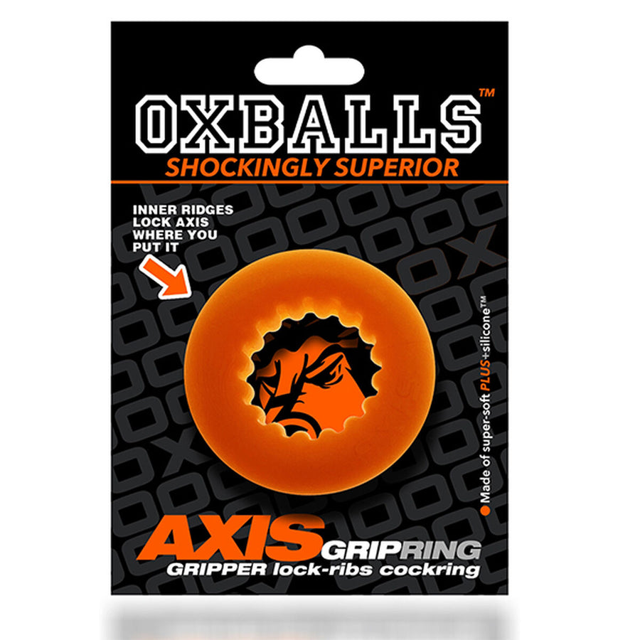 Anneau Pénis Axis Rib Griphold Oxballs Orange