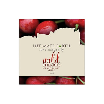 Oral Pleasure Glide Feuille de Cerisier Sauvage 3 ml Intimate Earth Cerise