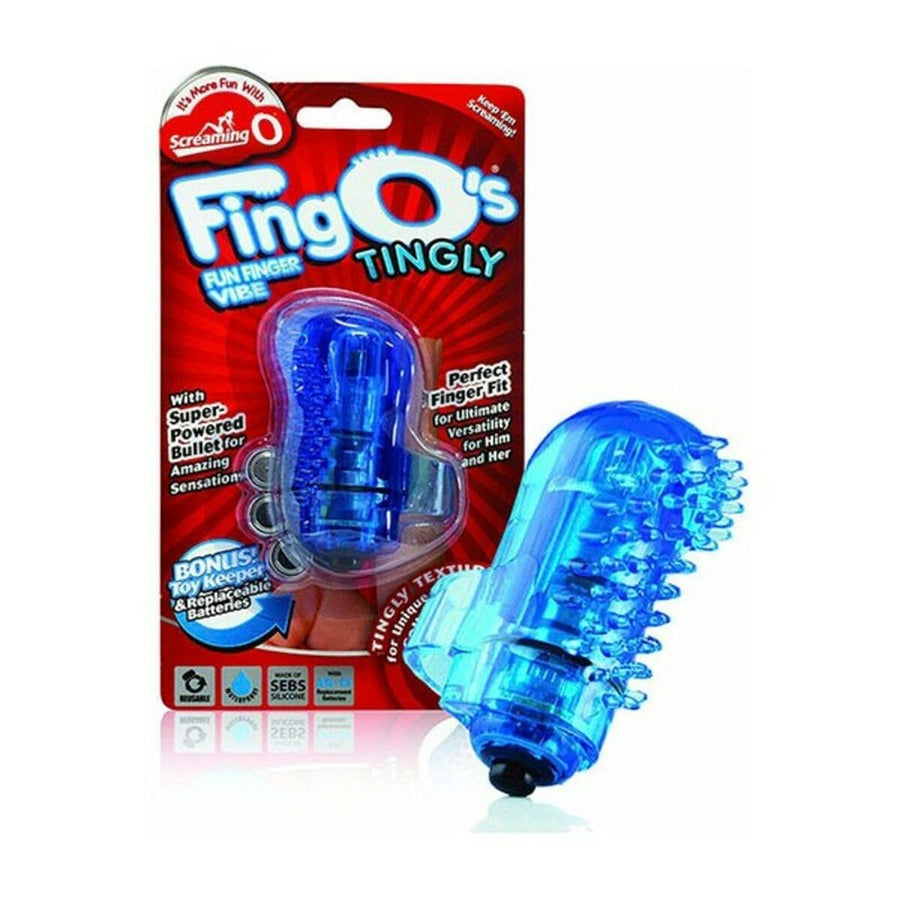 Le FingO bleu étincelant The Screaming O FNG-T101 Bleu