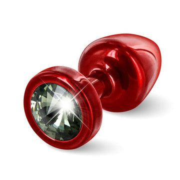 Plug Anal Anni Rond Rouge & Noir 25 mm Diogol 72592
