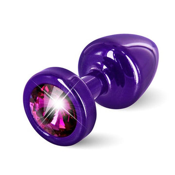 Plug Anal Anni Rond Violet & Rose 25 mm Diogol 72639