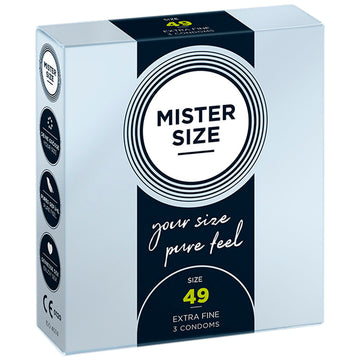 Préservatifs Mister Size Extrafins (49 mm)