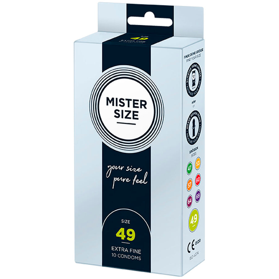Préservatifs Mister Size Extrafins (49 mm)