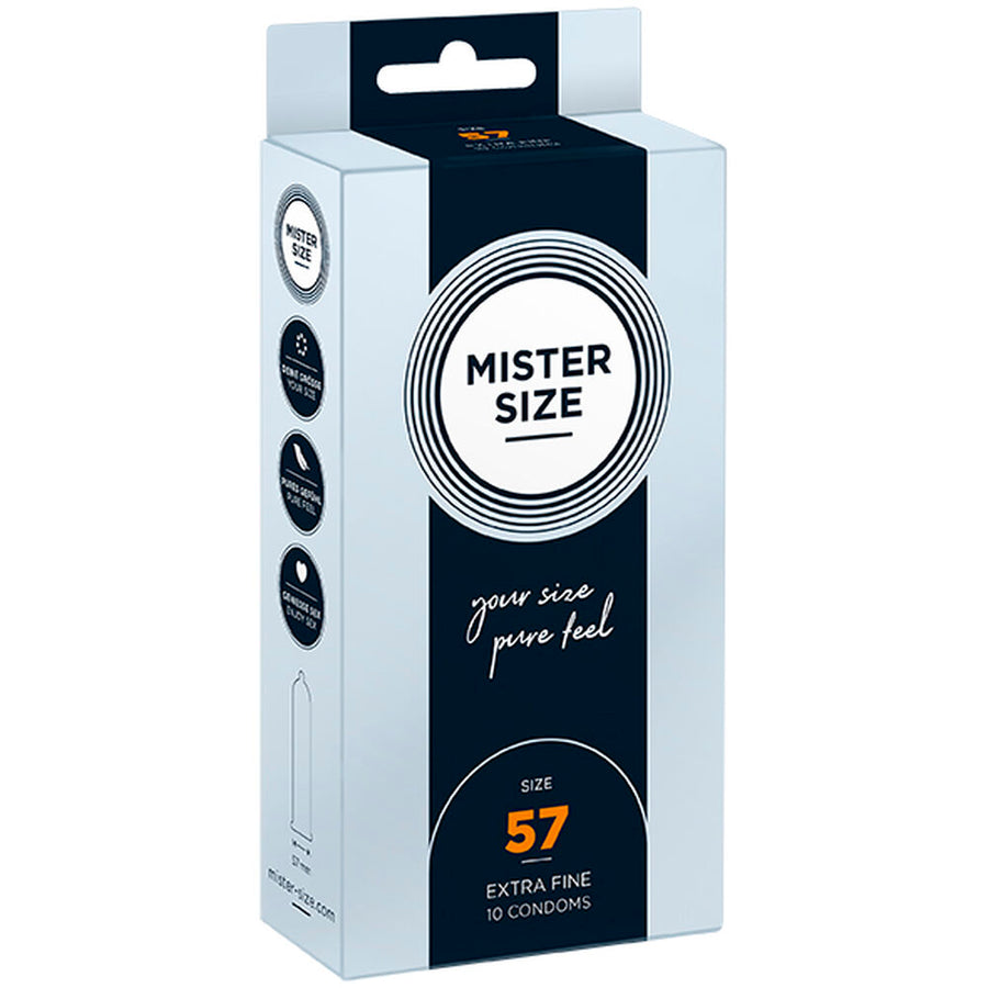 Préservatifs Mister Size Extrafins (57 mm)
