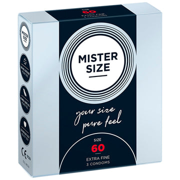 Préservatifs Mister Size Extrafins (60 mm)