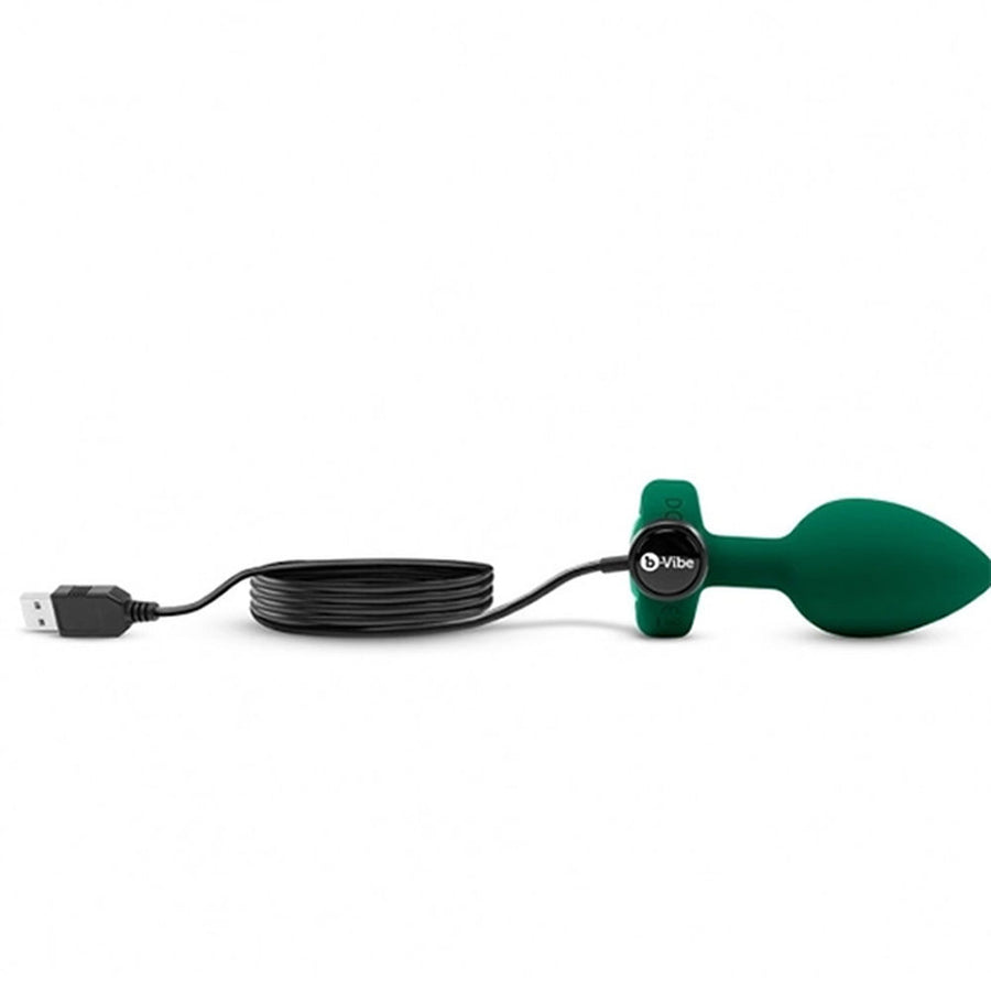 Plug Anal B-Vibe Emerald Vert Taille M/L