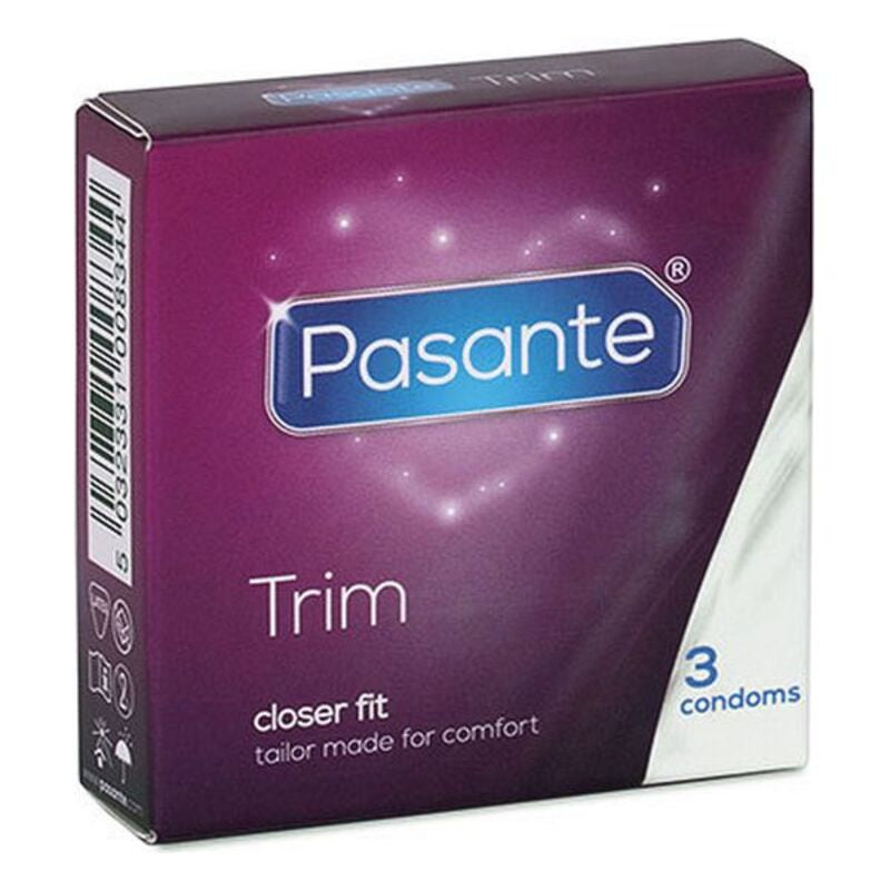 Préservatifs Pasante Trim 18 cm (3 pcs)