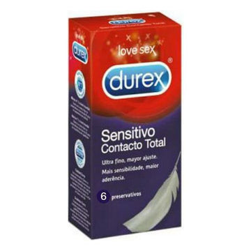 Préservatifs Durex Sensitivo Contacto Total Ø 5,2 cm (6 uds)