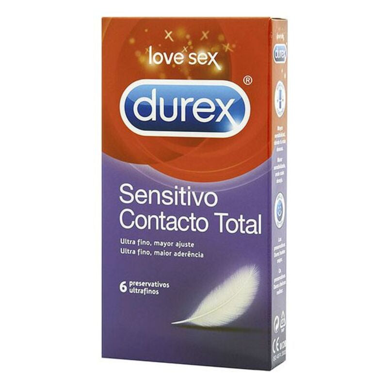 Préservatifs Durex Sensitivo Contacto Total Ø 5,2 cm (6 uds)