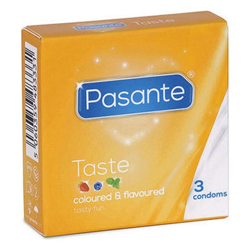 Préservatifs Pasante Taste 19 cm (3 pcs)