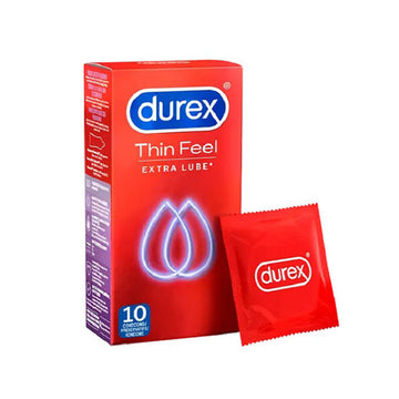 Préservatifs Durex Thin Feel Extra Lube  (10 pcs)