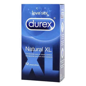 Préservatifs Durex Natural (Taille XL) (12 uds)