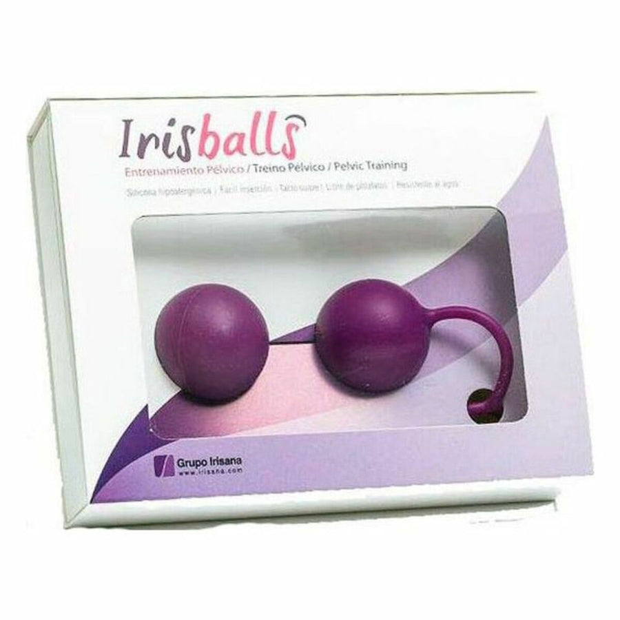 Boules d'Orgasme Irisana Irisball Pourpre Silicone (ø 35 mm)