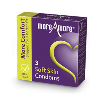 Préservatifs peau douce (3 pcs) MoreAmore 41194
