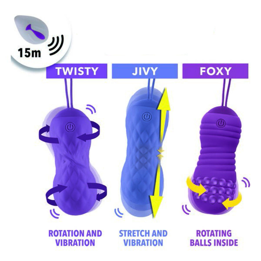 Boules d'Orgasme Remote Controlled Foxy FeelzToys