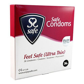Préservatifs Feel Safe Ultra-Mince (36 pièces) Safe 20428