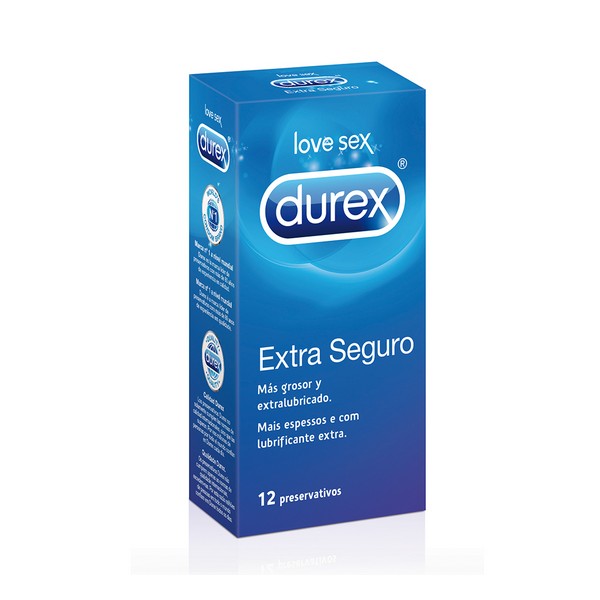 Préservatifs Extra Sûrs Durex (12 Un)